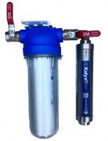 IPS Kalyxx BlueLine - G 1´´ s filtrom a ventilami- vertikálna montáž  filter pre pitnú vodu